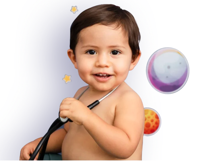 Bebé sonriendo